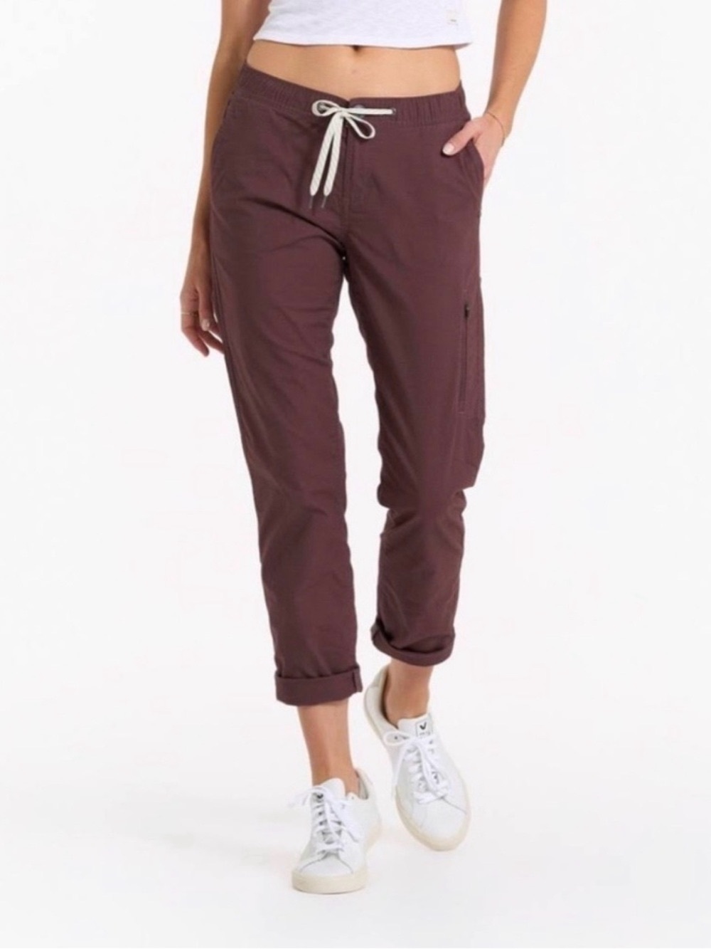 Vuori Plum Drawstring Cargo Joggers